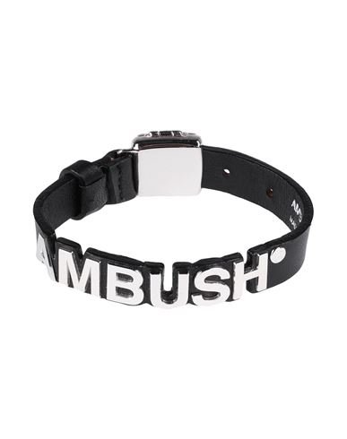 Ambush Man Bracelet Black Size - Soft Leather, 925/1000 Silver