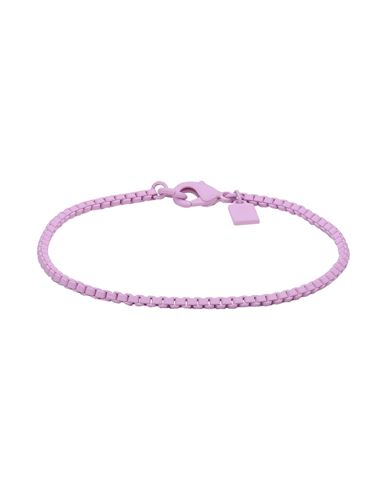 Crystal Haze Plastalina Bracelet Woman Bracelet Lilac Size - Brass, Enamel In Purple
