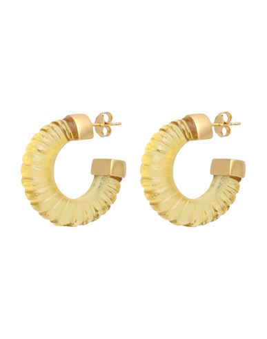 Shyla Esme Earrings Woman Earrings Light Yellow Size - 925/1000 Silver, Glass