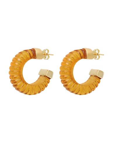 Shyla Esme Earrings Woman Earrings Orange Size - 925/1000 Silver, Glass