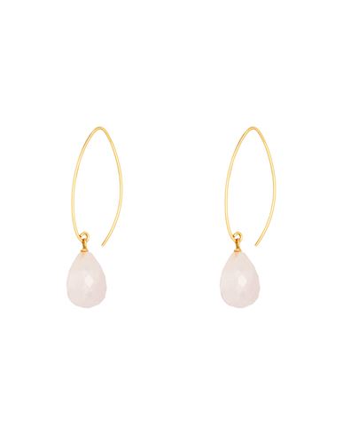 Shyla Arabella Earrings Woman Earrings Pink Size - Silver, Quartz