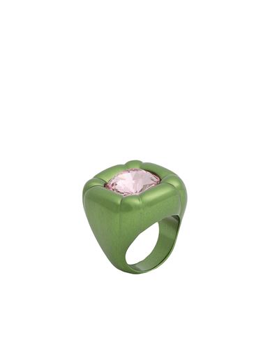 Swarovski Dulcis Cocktail Ring Woman Ring Pink Size 5.25  Crystal, Aluminum