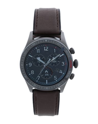 Timex Man Smartwatch Brown Size - Soft Leather, Metal