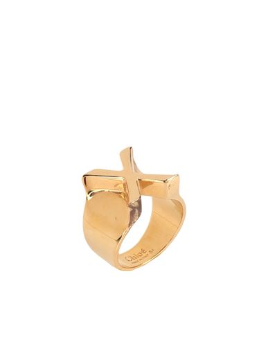 Chloé Woman Ring Gold Size 6 Metal