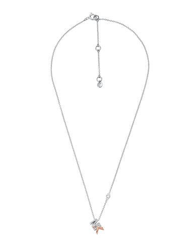 Michael Kors Mkc1537an931 Woman Necklace Silver Size - 925/1000 Silver, Crystal
