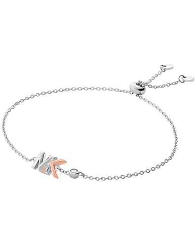 Michael Kors Mkc1534an931 Woman Bracelet Silver Size - 925/1000 Silver, Crystal
