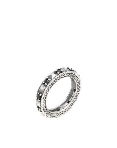 First People First Anello Eternity Small Ring Silver Size 10 925/1000 Silver, Spinel