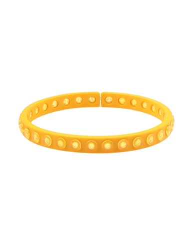 Tie-ups Woman Bracelet Yellow Size - Rubber, Plastic