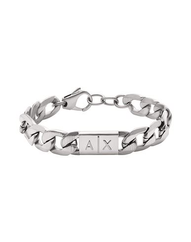 Armani Exchange Axg0077040 Man Bracelet Silver Size - Stainless Steel