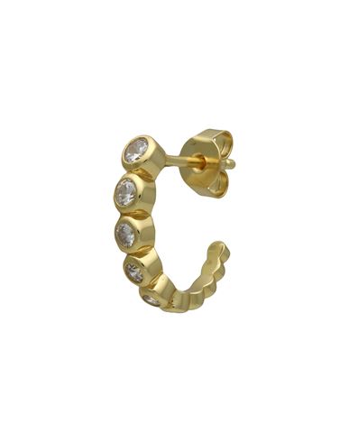 Galleria Armadoro Lola Curva Earring Woman Single Earring Gold Size - 925/1000 Silver