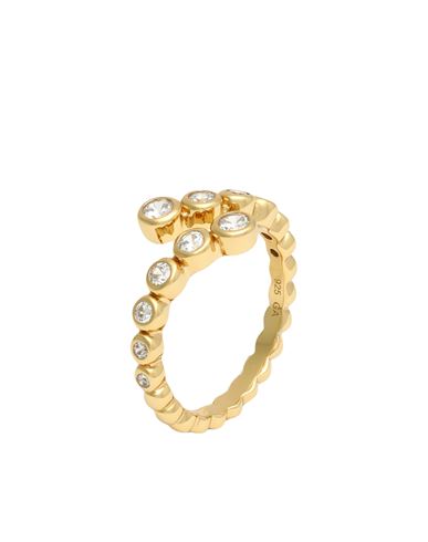 Galleria Armadoro Lola Disco Ring Woman Ring Gold Size 7.75 925/1000 Silver