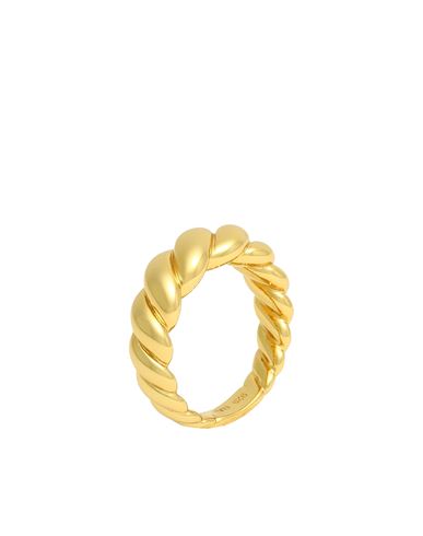 Galleria Armadoro Speira Icon Woman Ring Gold Size 7.75 925/1000 Silver, 750/1000 Gold Plated