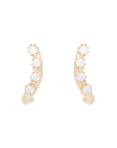 P D Paola Motion Gold Earrings Woman Earrings Gold Size - 925/1000 Silver, 750/1000 Gold Plated, Cub