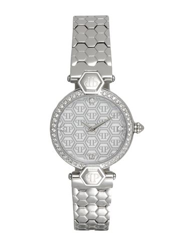 Philipp Plein Plein Couture Woman Wrist Watch Silver Size - Stainless Steel In Silver