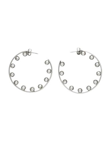 Ca&lou Ca & Lou Pixie Hoops Sl Woman Earrings Silver Size - Brass, Crystal