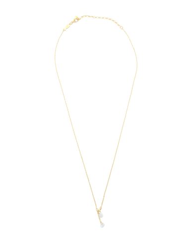 Kurshuni Shimmer Woman Necklace Gold Size - 925/1000 Silver, Zirconia