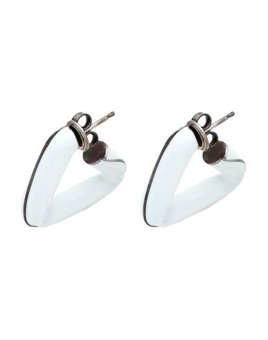 Bottega Veneta Woman Earrings White Size - 925/1000 Silver