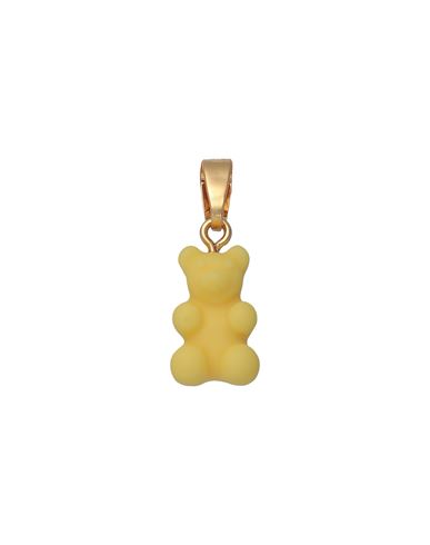 Crystal Haze Woman Pendant Yellow Size - Brass, 750/1000 Gold Plated, Resin