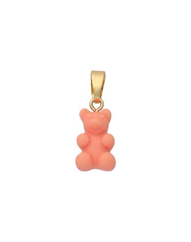 Crystal Haze Woman Pendant Apricot Size - Brass, 750/1000 Gold Plated, Resin In Orange