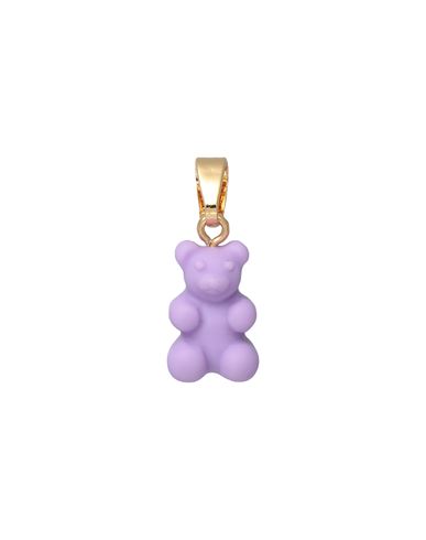 Crystal Haze Woman Pendant Lilac Size - Brass, 750/1000 Gold Plated, Resin In Purple
