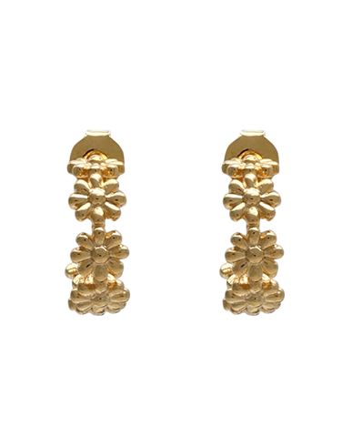 Estella Bartlett Wildflower Daisy Chain Hoop Earrings Woman Earrings Gold Size - Brass