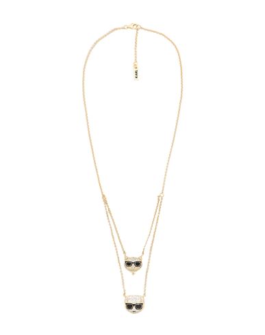 Karl Lagerfeld Woman Necklace Gold Size - 925/1000 Silver, Brass