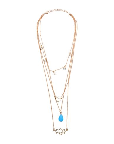 Dettagli Woman Necklace Gold Size - Iron, Metal Alloy, Glass, Plastic