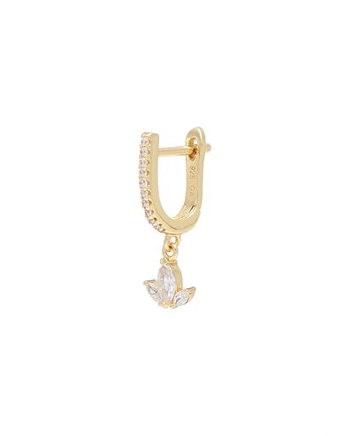 Galleria Armadoro Mini Lotus U Lock Woman Single Earring Gold Size - 925/1000 Silver, 750/1000 Gold