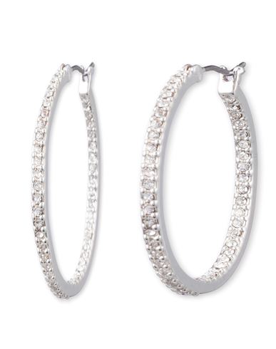 Lauren Ralph Lauren 60503038 Woman Earrings Silver Size - Zinc, Titanium,  Cubic Zirconia In Metallic | ModeSens