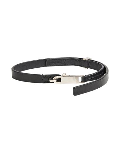 Rick Owens Man Necklace Black Size - Calfskin