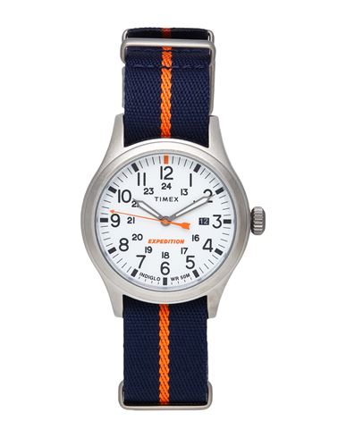 TIMEX TIMEX FIELD LLB MAN WRIST WATCH MIDNIGHT BLUE SIZE - BRASS, TEXTILE FIBERS, STAINLESS STEEL 