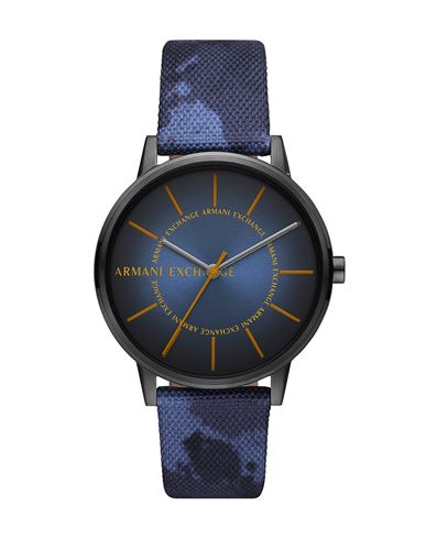 Exchange | ModeSens - Watch Plastic Armani Steel, Recycled Wrist Slate Size Ax2750 Blue Stainless Man