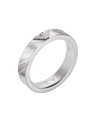 Emporio Armani Egs2924040 Man Ring Silver Size 5.5 Stainless Steel