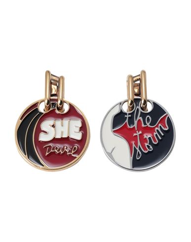 Chloé Woman Earrings Midnight Blue Size - Brass, Zamak, Enamel In Gold