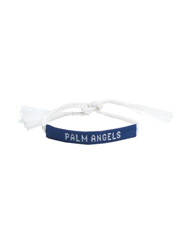 Palm Angels Man Bracelet Blue Size - Polyester