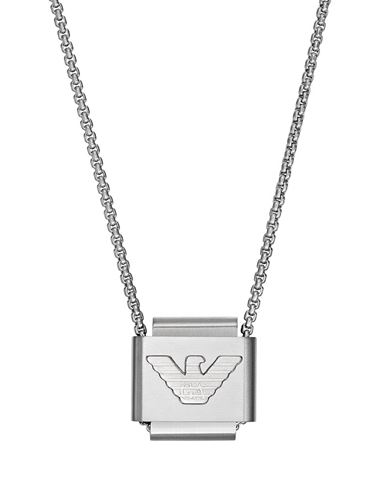 Emporio Armani Egs2915040 Man Necklace Silver Size - Stainless Steel
