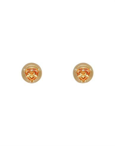 Swarovski Stilla Stud Earrings, Orange, Gold-tone Plated Woman Earrings Orange Size - Metal, Swarovs