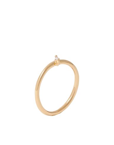 P D Paola Leaf Gold Ring Woman Ring Gold Size 6.5 925/1000 Silver, 750/1000 Gold Plated, Zirconia