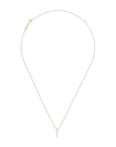 P D Paola Peak Gold Necklace Woman Necklace Gold Size - 925/1000 Silver, 750/1000 Gold Plated, Zirco