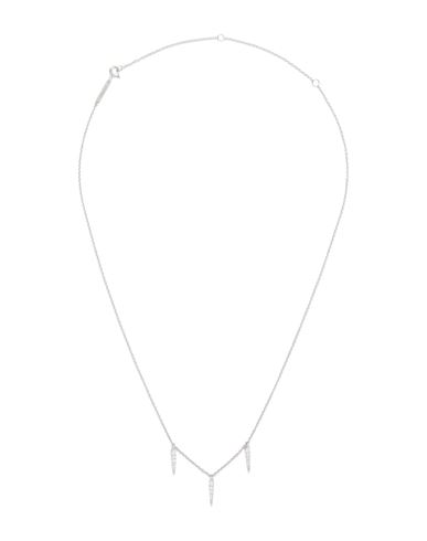 P D Paola Peak Supreme Silver Necklace Woman Necklace Silver Size - 925/1000 Silver, Zirconia