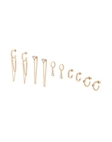 8 By Yoox Multi Earrings Set Woman Earrings Gold Size - Iron, Glass