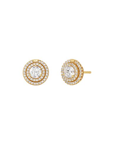 Michael Kors Woman Earrings Gold Size - 925/1000 Silver, Crystal
