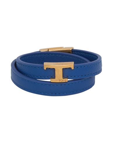 Tod's Woman Bracelet Bright Blue Size - Leather