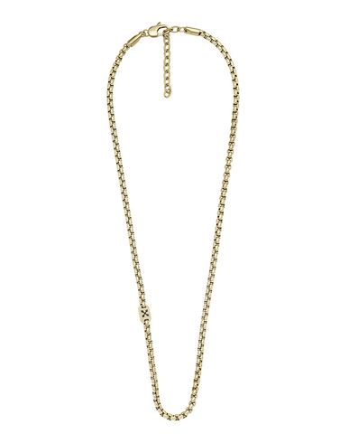 Fossil Man Necklace Gold Size - Stainless Steel