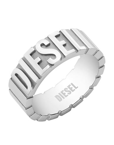 Diesel Man Ring Silver Size 10 Stainless Steel
