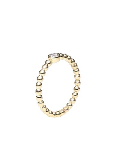Kurshuni Glint Ring Woman Ring Gold Size 6 925/1000 Silver, Cubic Zirconia