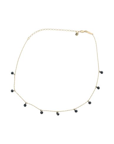 Kurshuni Shining Dots Choker Woman Necklace Gold Size - 925/1000 Silver, Cubic Zirconia
