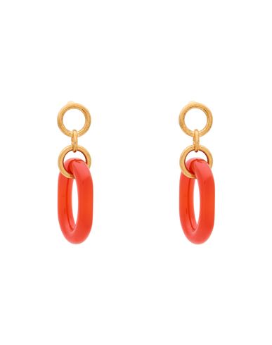 Marni Woman Earrings Orange Size - Resin In Multi