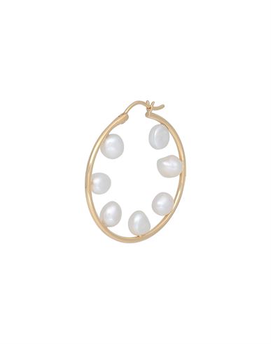 MARIA BLACK MARIA BLACK BAROQUE 35 HOOP GOLD HP SINGLE EARRING GOLD SIZE - 925/1000 SILVER 