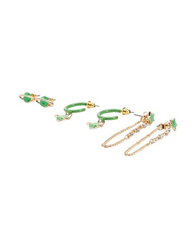 8 By Yoox Neon Earring Set Woman Earrings Green Size - Metal